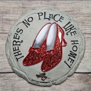 Spoontiques Wizard of oz ruby slippers decorative garden stepping stone